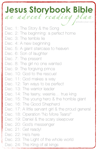 Easter Bible Reading Chart