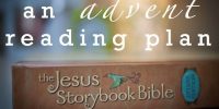 Reading plan for celebrating Advent with the Jesus Storybook Bible.